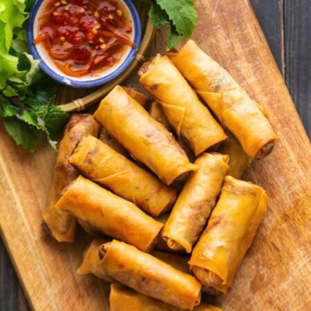 Vegetarian Spring Rolls (6 rolls)